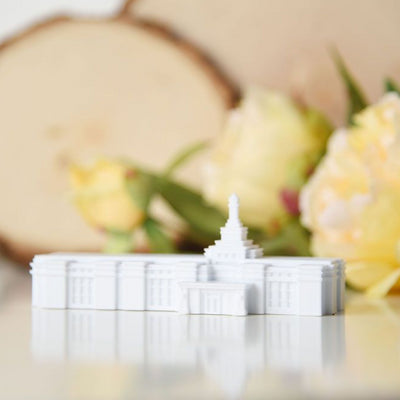 Nashville Tennessee Temple Replica Statue - Tiny 3D Temples