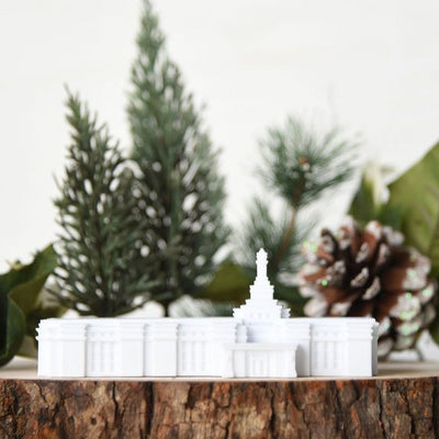 Columbia South Carolina Temple Replica Statue - Tiny 3D Temples