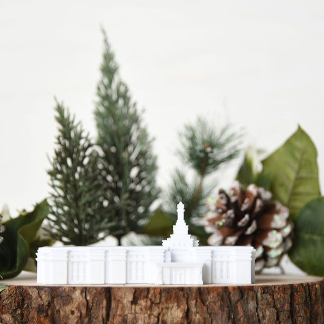 Medford Oregon Temple Replica Statue - Tiny 3D Temples