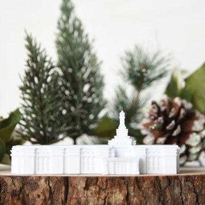 Detroit Michigan Temple Replica Statue - Tiny 3D Temples