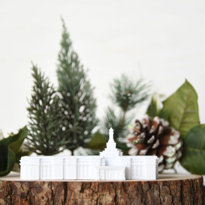 Palmyra New York Temple Replica Statue - Tiny 3D Temples