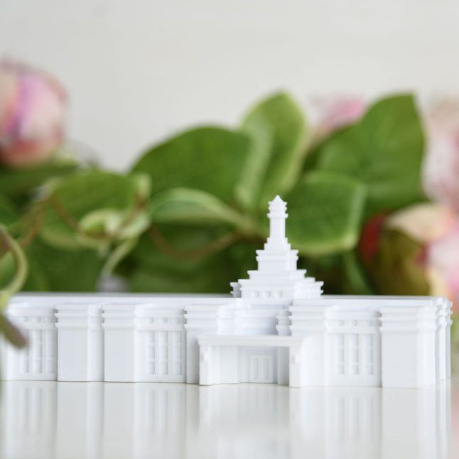 Aba Nigeria Temple Replica Statue - Tiny 3D Temples