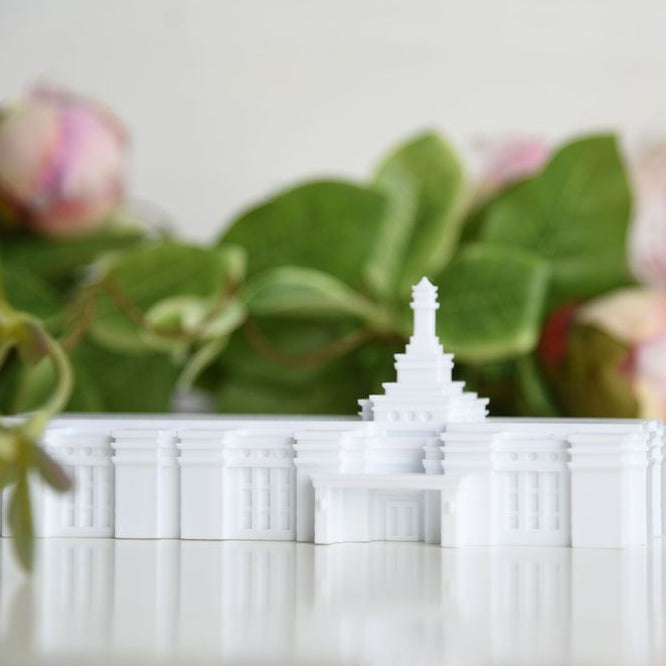 Guadalajara Mexico Temple Replica Statue - Tiny 3D Temples