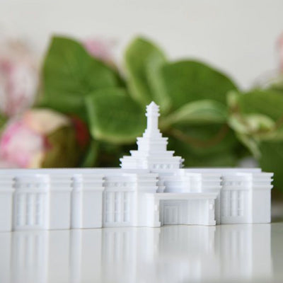 Adelaide Australia Temple Replica Statue - Tiny 3D Temples