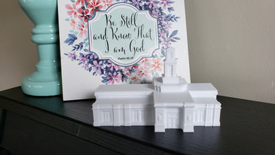 Memphis Tennessee Temple (Renovated) Replica Statue