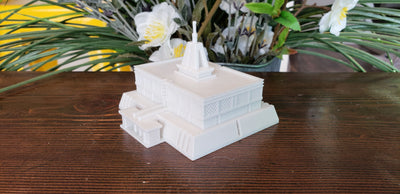 Mexico City Mexico Temple Replica Statue - Tiny 3D Temples
