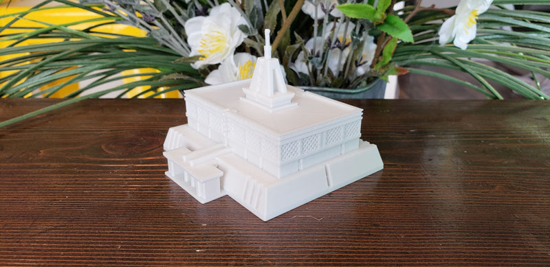 Mexico City Mexico Temple Replica Statue - Tiny 3D Temples