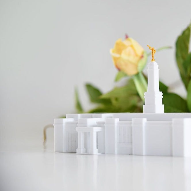 Monticello Utah Temple Replica Statue - Tiny 3D Temples