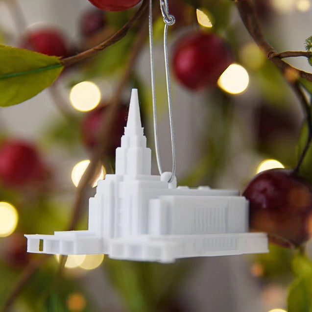 Oquirrh Mountain Utah Temple Christmas Ornament