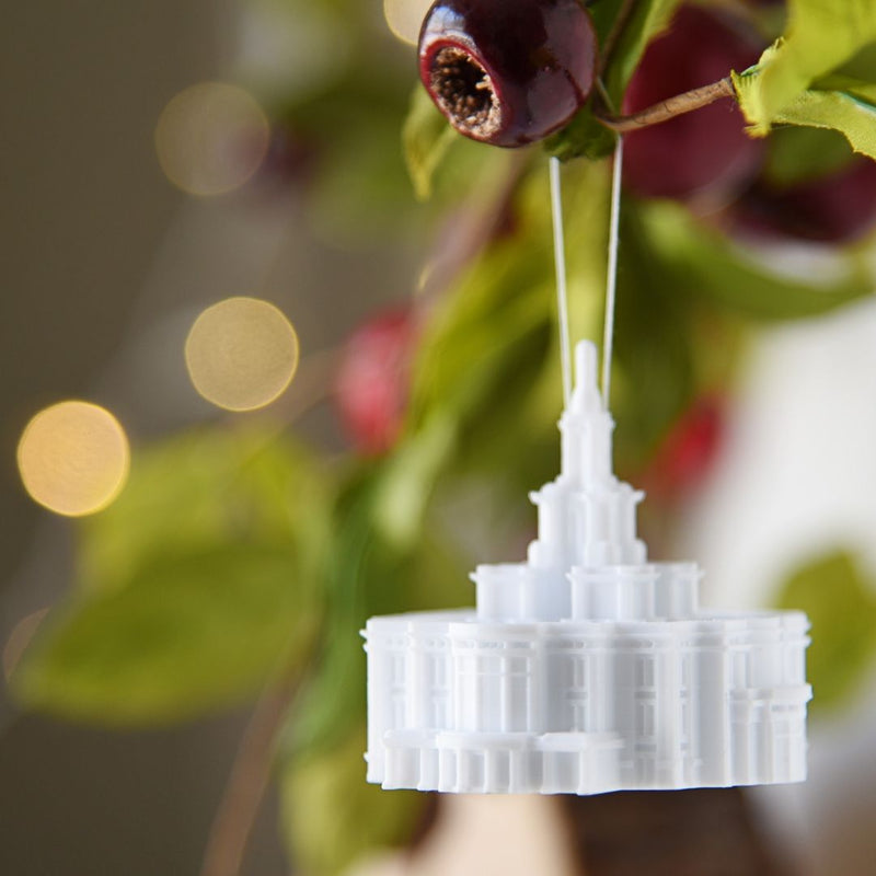 Payson Utah Temple Christmas Ornament