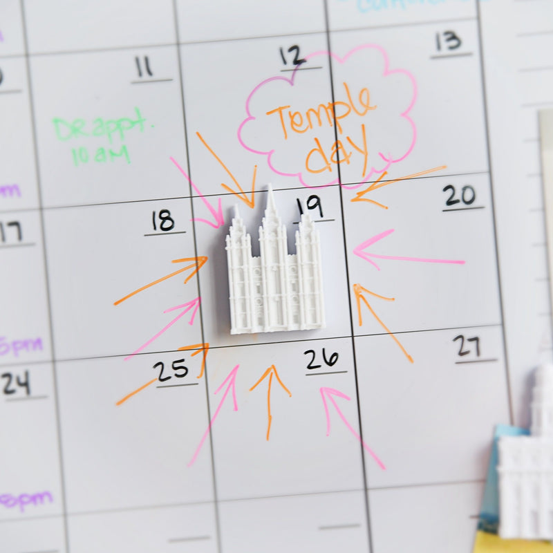 Salt Lake Temple Magnet - Tiny 3D Temples