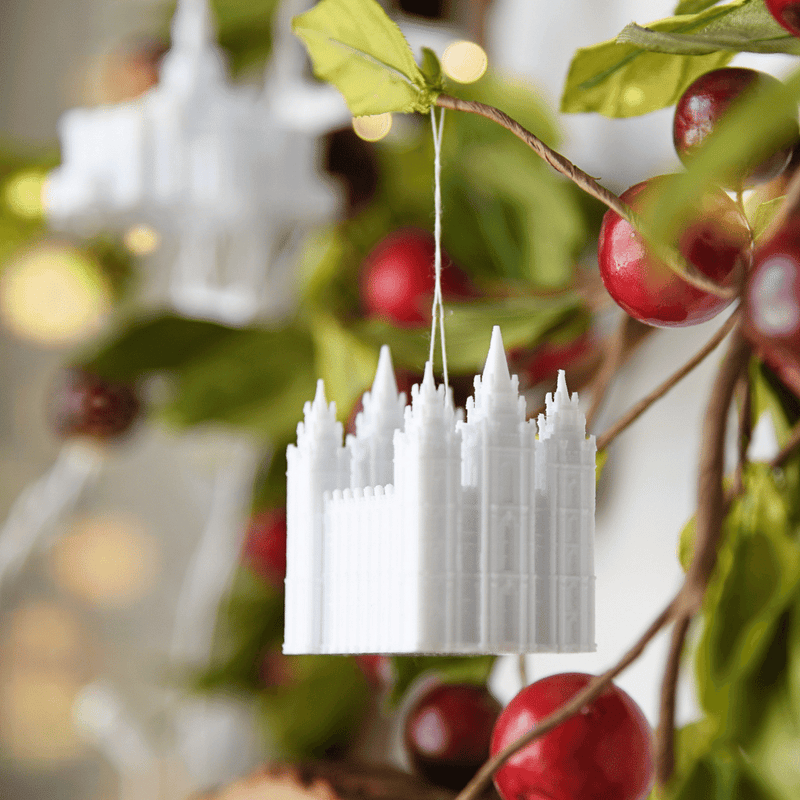 Salt Lake Temple Christmas Ornament