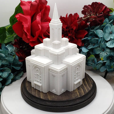San Salvador El Salvador Temple Replica Statue - Tiny 3D Temples