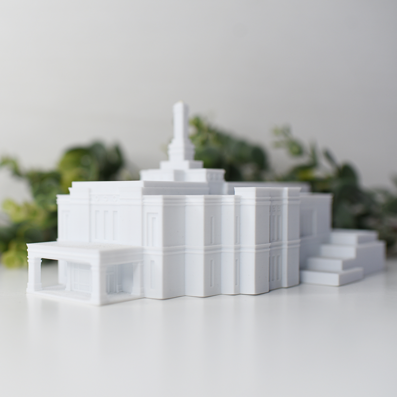 Snowflake Arizona Temple Replica Statue - Tiny 3D Temples