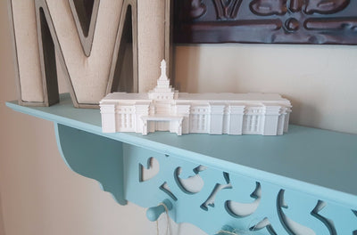 Aba Nigeria Temple Magnet - Tiny 3D Temples