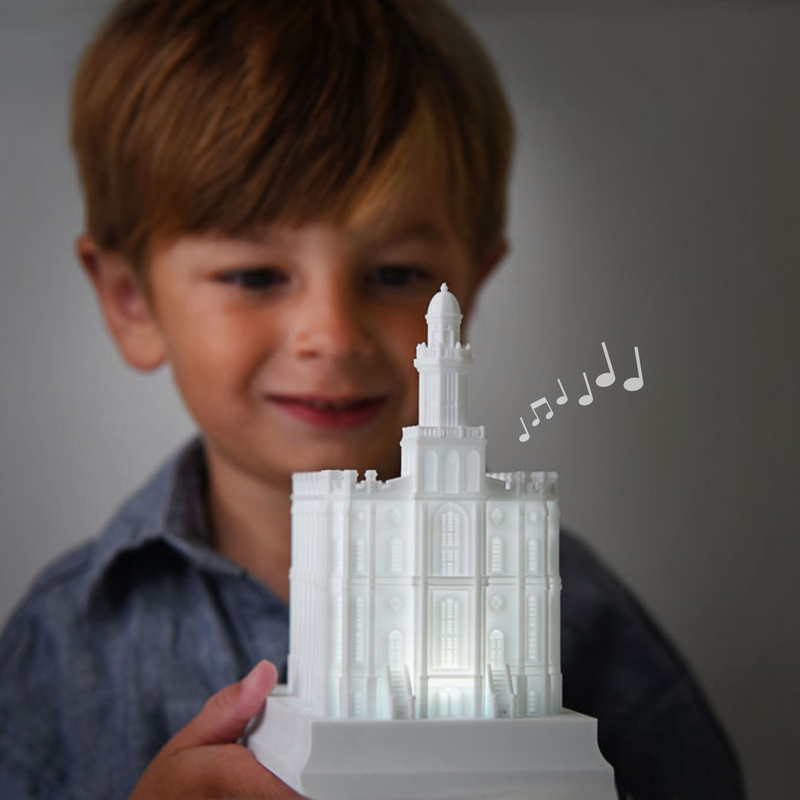St George Temple Music Light - Tiny 3D Temples