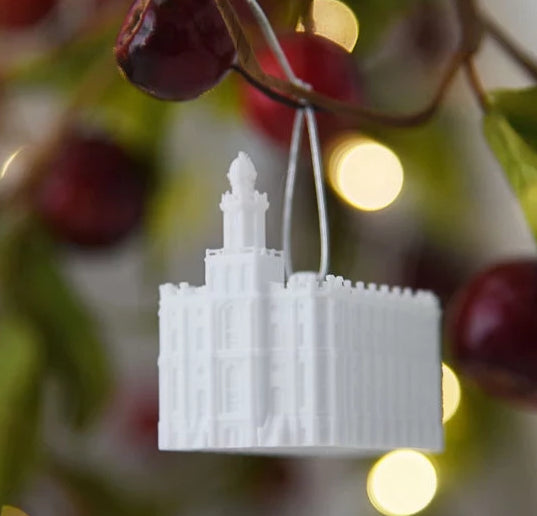 St. George Utah Temple Christmas Ornament