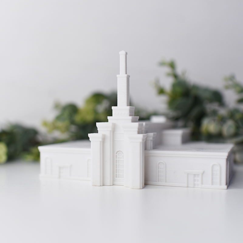 Albuquerque New Mexico Temple Replica Statue - Tiny 3D Temples