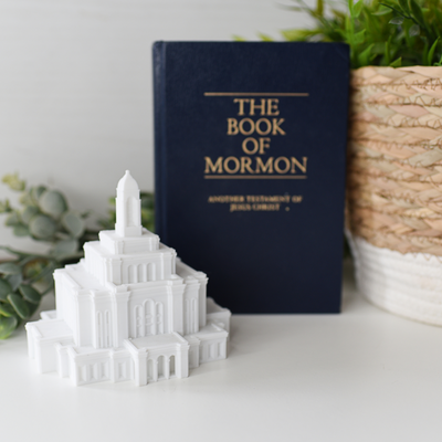 Deseret Peak Utah Temple Replica Statue