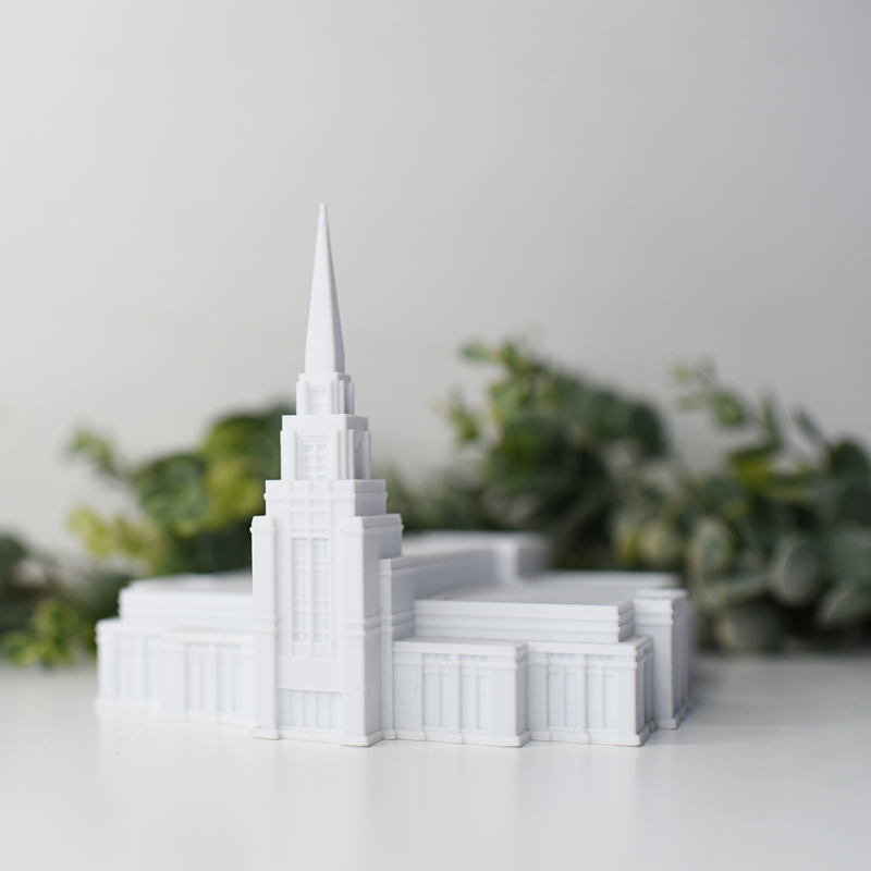 Gila Valley Arizona Temple Replica Statue - Tiny 3D Temples