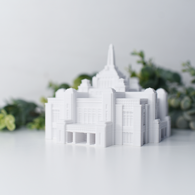 Sapporo Japan Temple Replica Statue - Tiny 3D Temples