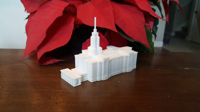 Bogotá Colombia Temple Statue Replica - Tiny 3D Temples
