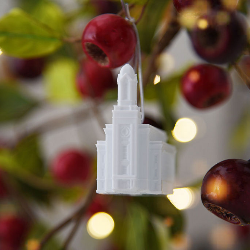 Cedar City Utah Temple Christmas Ornament