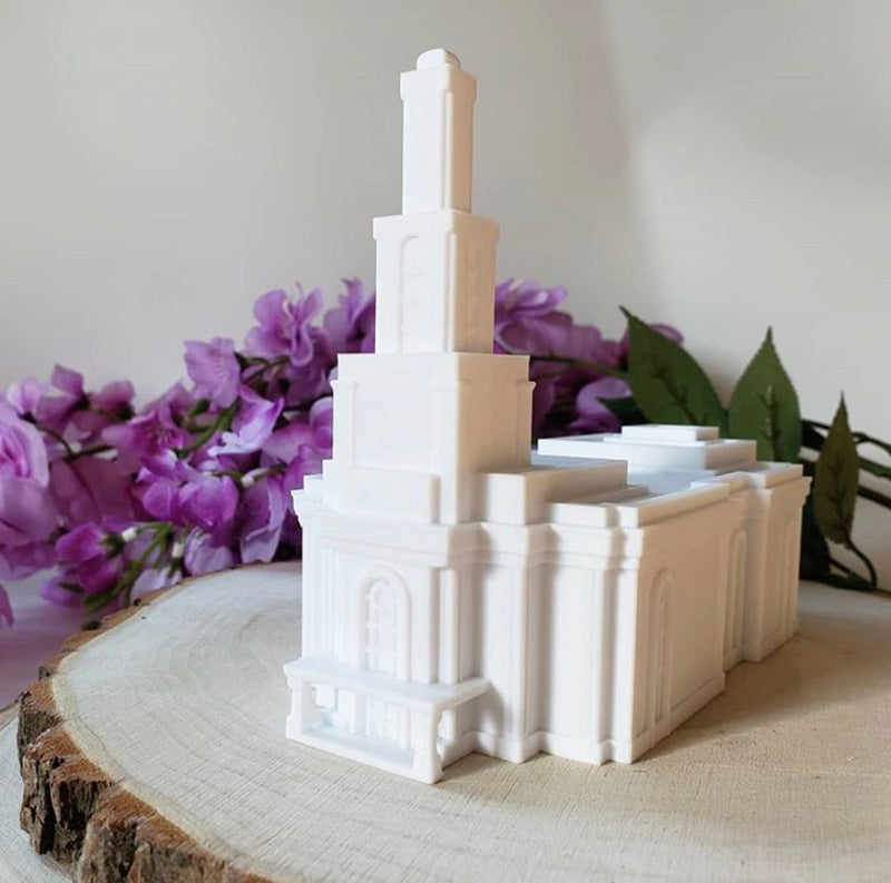 Santo Domingo Dominican Republic Temple Replica Statue - Tiny 3D Temples