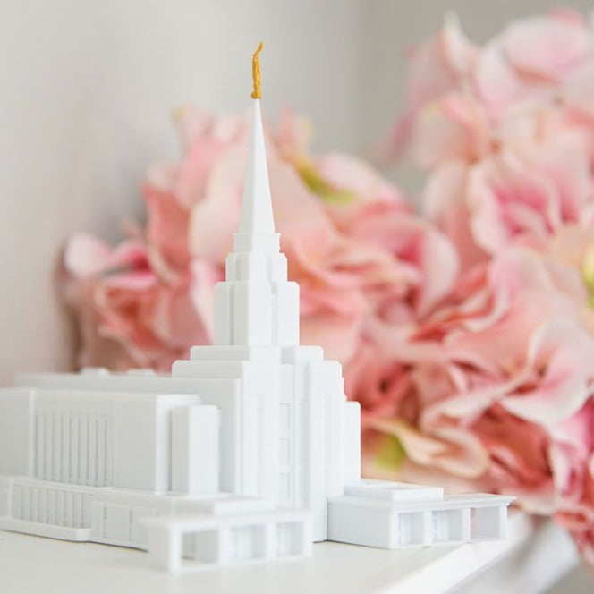 Oquirrh Mountain Utah Temple Replica Statue - Tiny 3D Temples